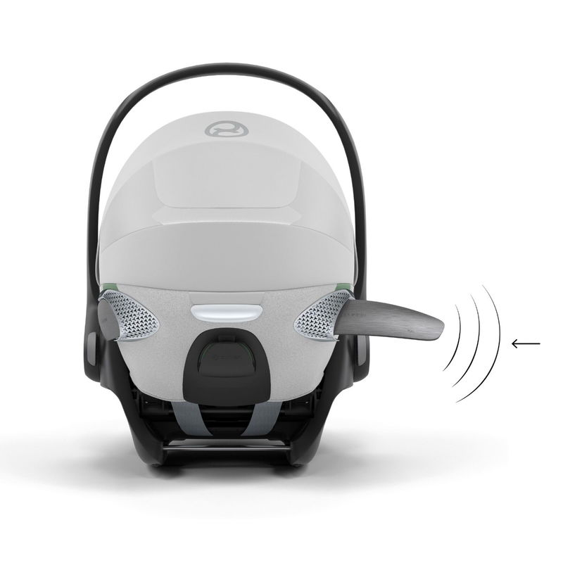 babyonlineshop CYBEX Cloud T i-Size Plus Platinum White Babyschale Letzte 2 Tage
