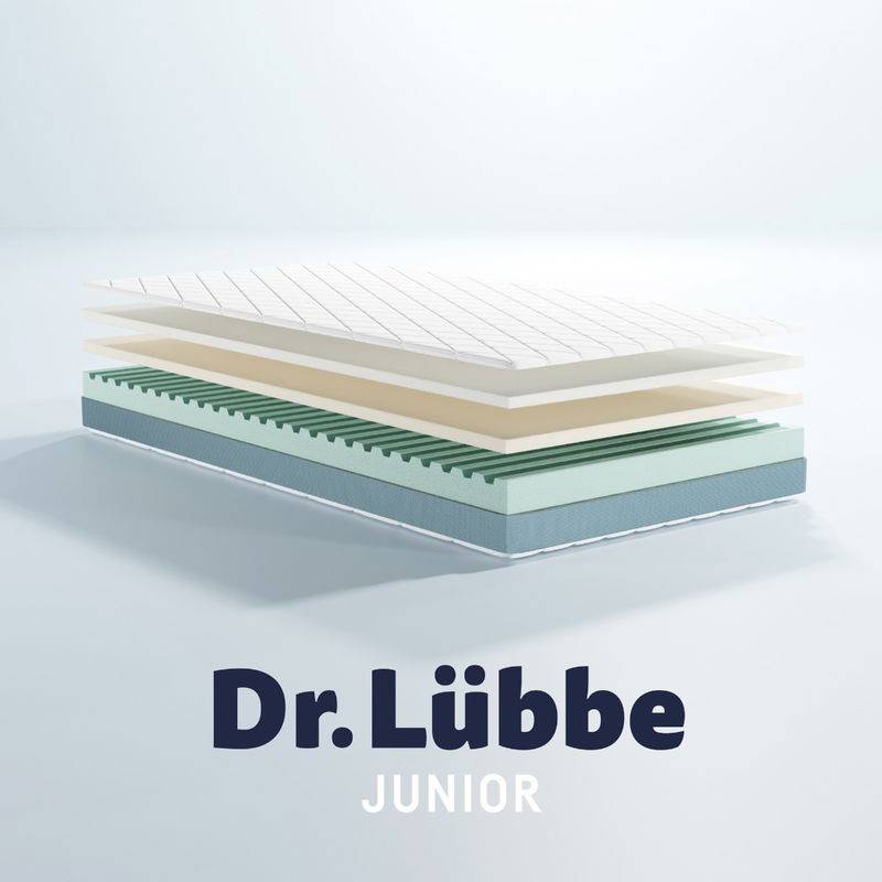 babyonlineshop Zöllner Dr. Lübbe Junior Matratze 90 x 200 cm 3-Schicht-Matratze mit TENCEL©-Bezug Angebote