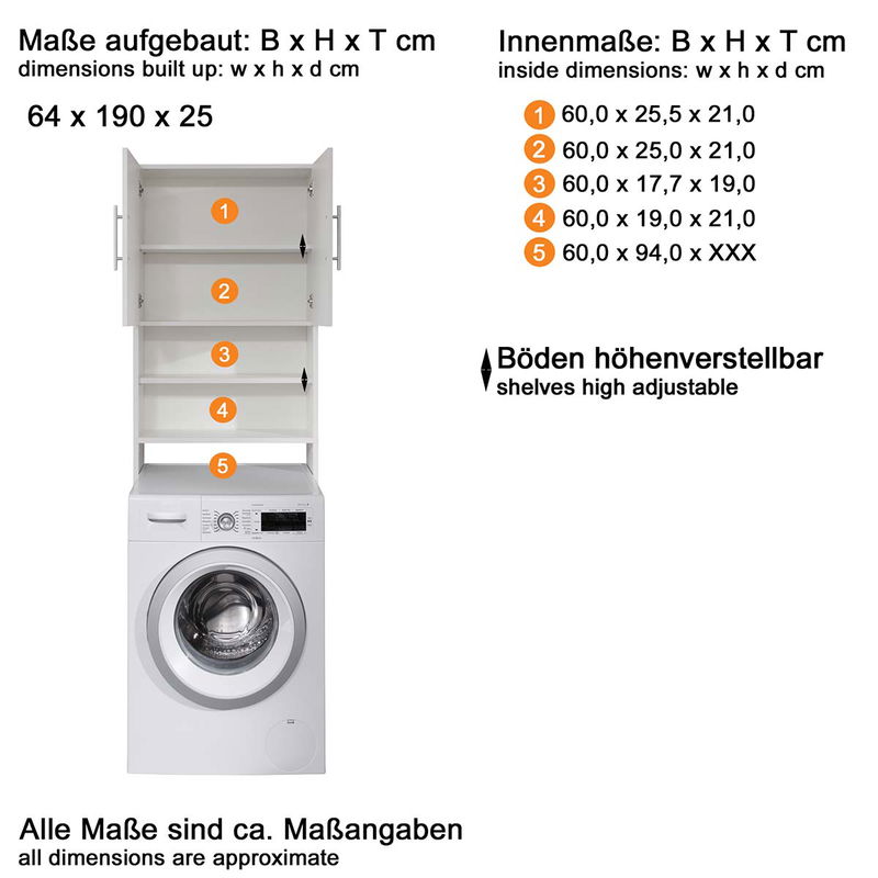 babyonlineshop trendteam Basix Waschmaschinen-Überbau weiß Osterangebot