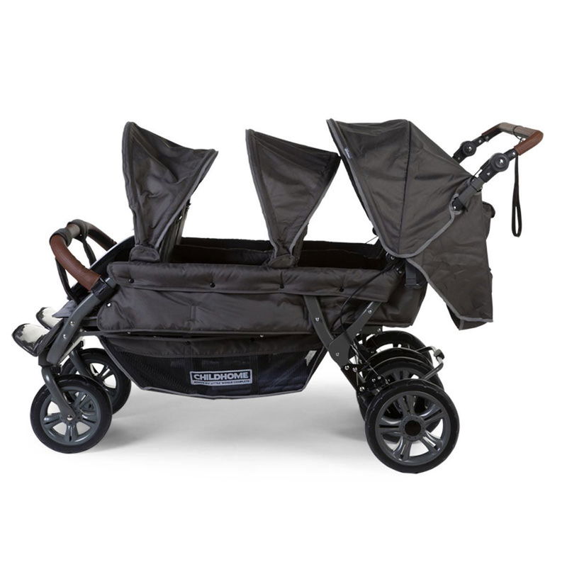 babyonlineshop Childhome neuer Six Seater Sechserwagen anthrazit robust und komfortabel Sonderangebote