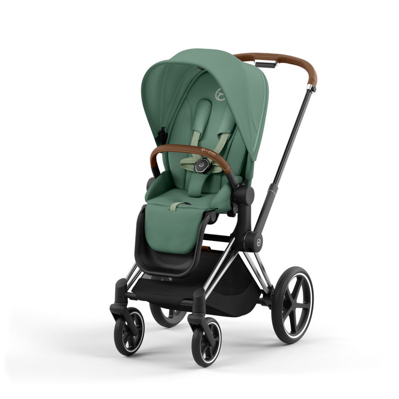 babyonlineshop CYBEX PRIAM Kinderwagen Leaf Green Bundle New Generation inkl. Zubehörartikel Riesige Ersparnisse