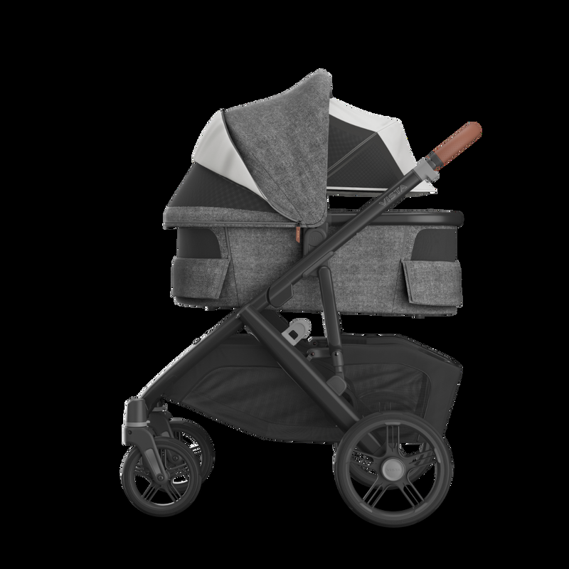 babyonlineshop UPPAbaby Vista V3 Kinderwagen Greyson Charcoal Mélange Kostenlose Rückgabe
