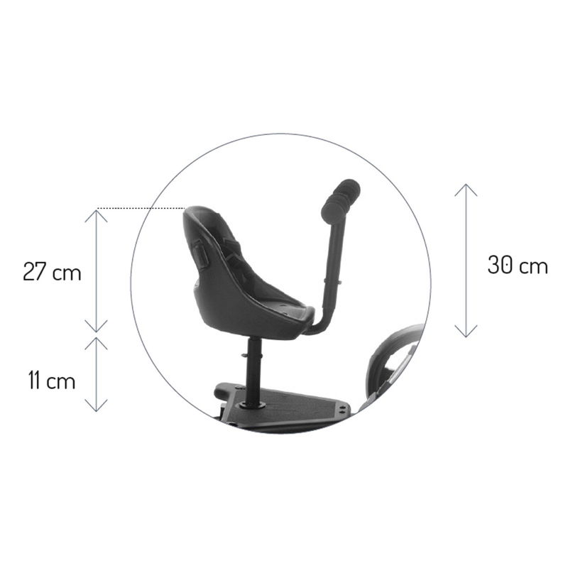 babyonlineshop Be Cool SEAT SKATE Sitz für Mitfahrbrett Begrenzte Freigabe