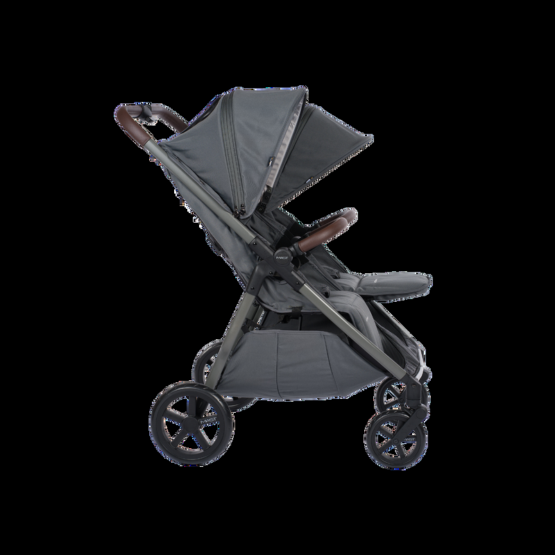 babyonlineshop MastSwiss M.Twin x VOLCANIC ASH Geschwisterwagen Neueste Stile