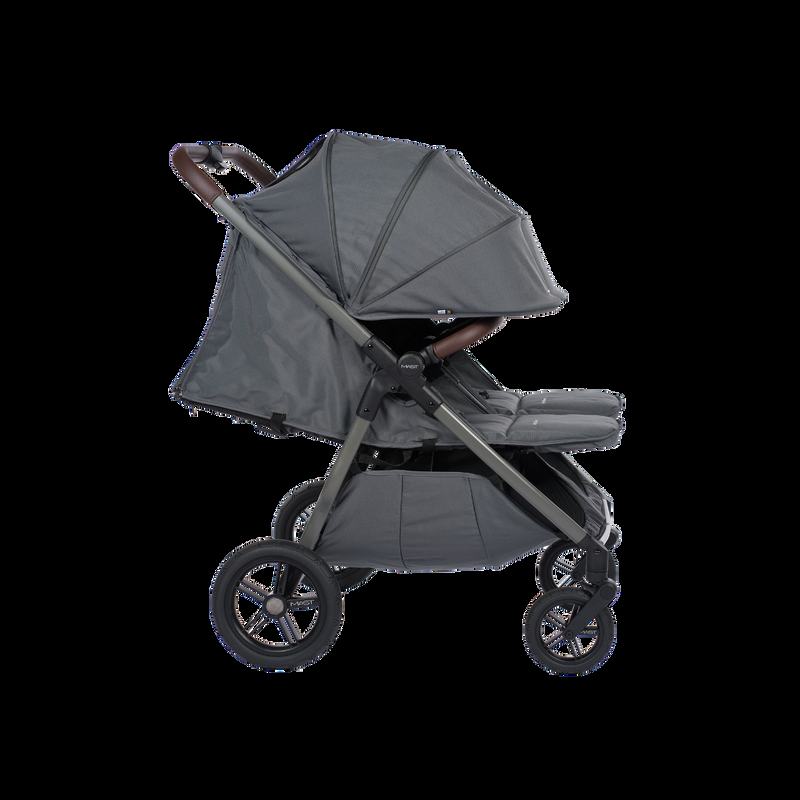 babyonlineshop MastSwiss M.Twin x VOLCANIC ASH Geschwisterwagen Neueste Stile