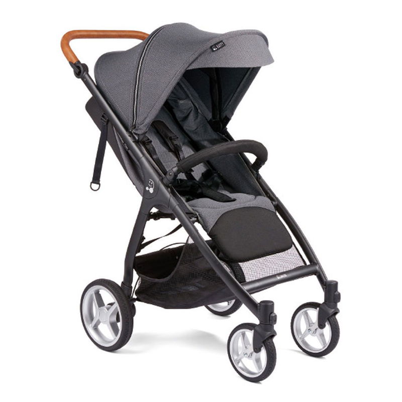 babyonlineshop Gesslein Smiloo Happy+ Buggy steel grey Gestell schwarz mit Cognac Griff Bis zu 50% Rabatt