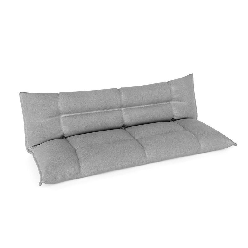 babyonlineshop Nature Kid Faltsofa grau mehrfach verstellbar mit rutschfestem Unterboden Hotsell