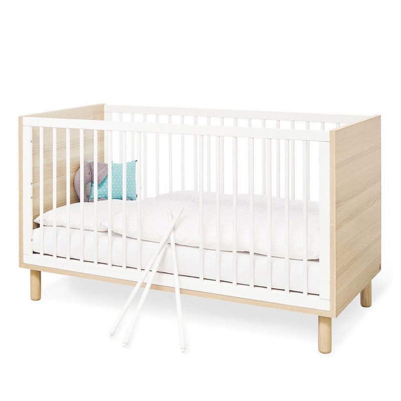 babyonlineshop Pinolino Flow Kinderzimmer breit groß Dekor Esche/weiß Fabrik Onlineshop