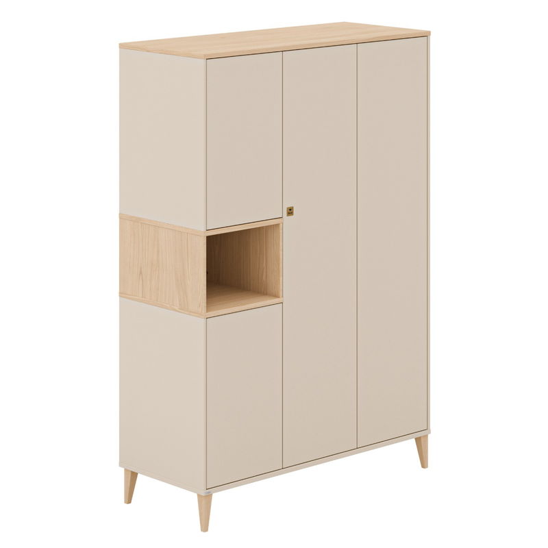 babyonlineshop Paidi Mila & Ben Kinderzimmer 4-türig Cashmere-Beige / Scandinavian-Wood Rabatt