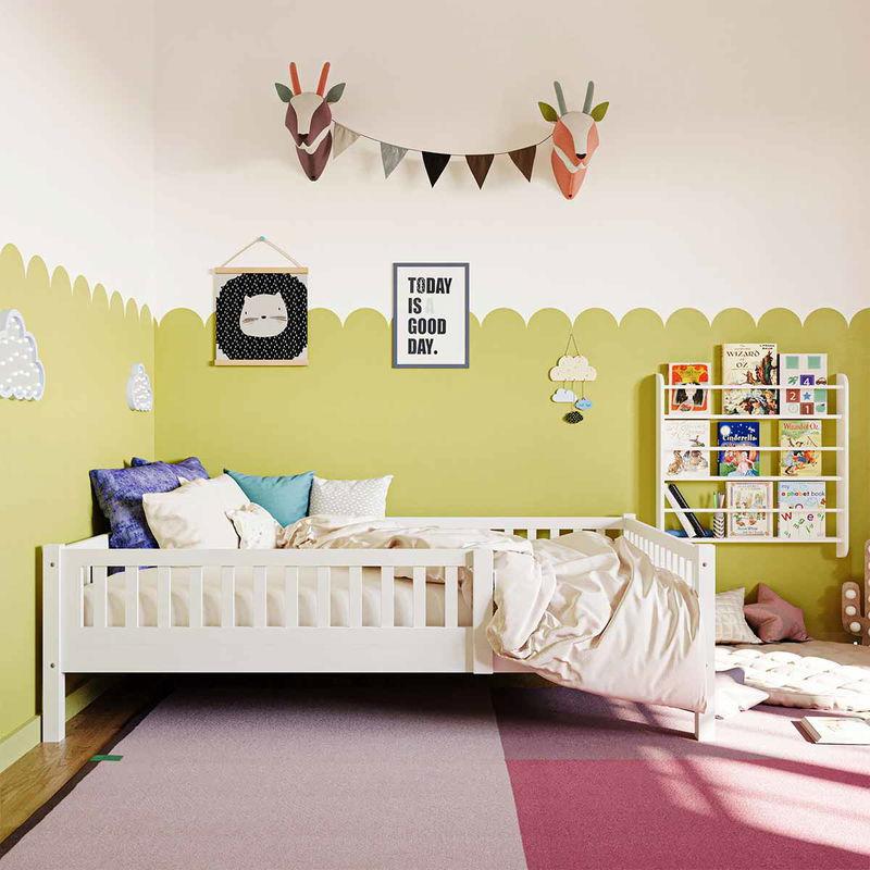 babyonlineshop Nature Kid Lilly Einzelbett weiß 120x200 cm Online Shopping