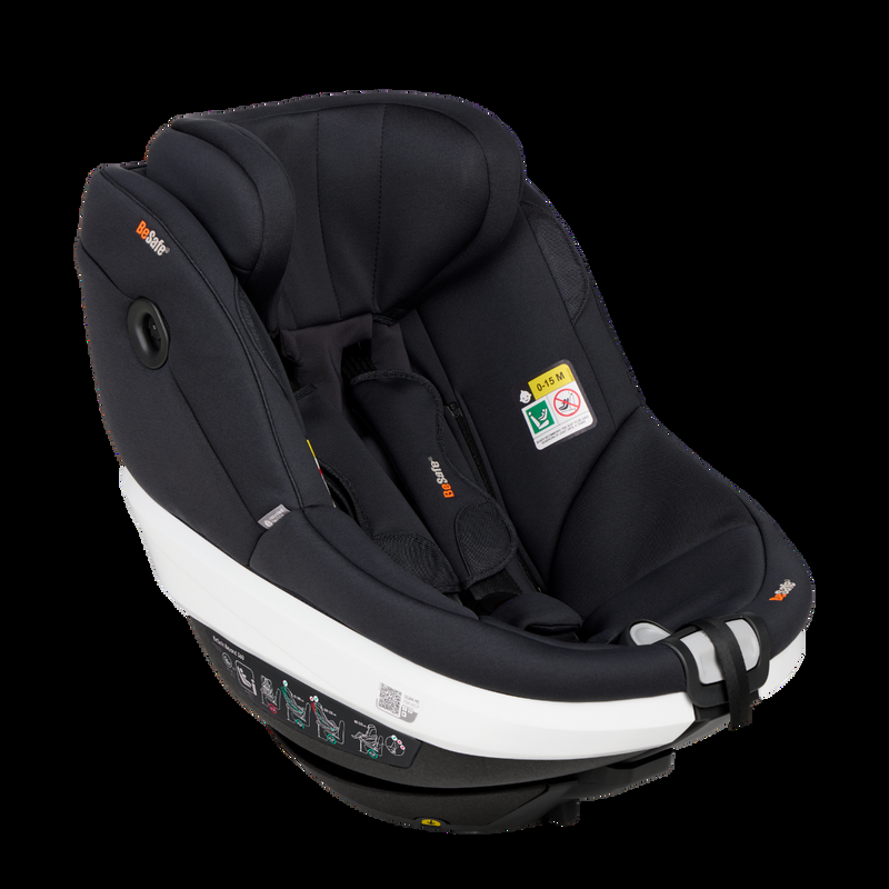babyonlineshop BeSafe Go Beyond Babyschale und Beyond 360 Autositz mit Base Soft Breeze Black Kostenlose Rückgabe