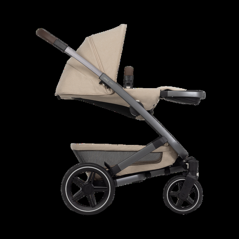 babyonlineshop Joolz Geo 3 Kinderwagen Bundle Sandy taupe + Cloud T i-Size Base T & Fußsack zollfrei