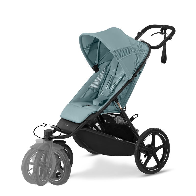 babyonlineshop CYBEX AVI SPIN Sportwagen Stormy Blue Rabatte dieses Monats