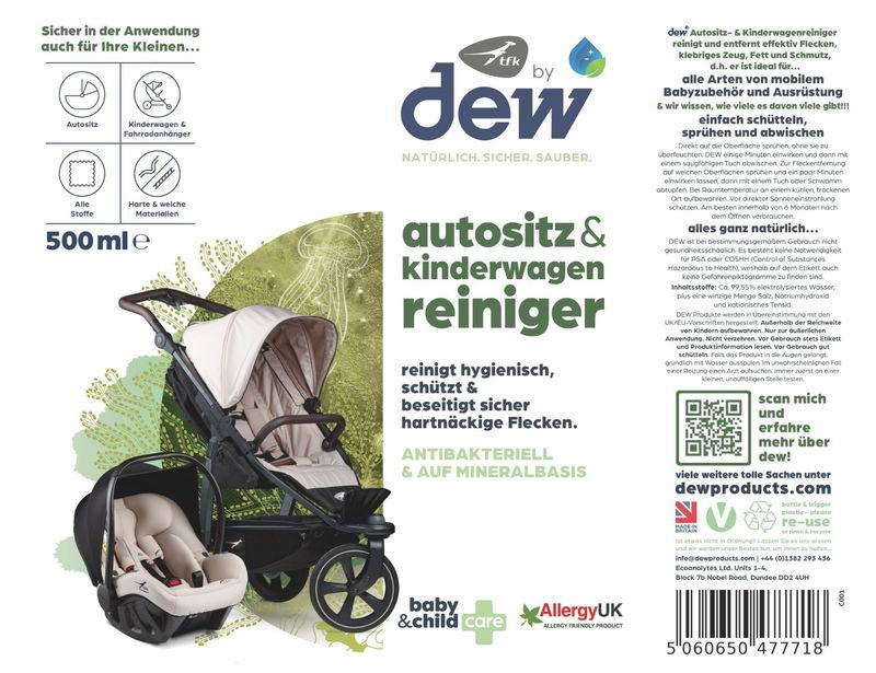 babyonlineshop tfk by dew - Autositz und Kinderwagen Reiniger (500ml) Neueste Stile