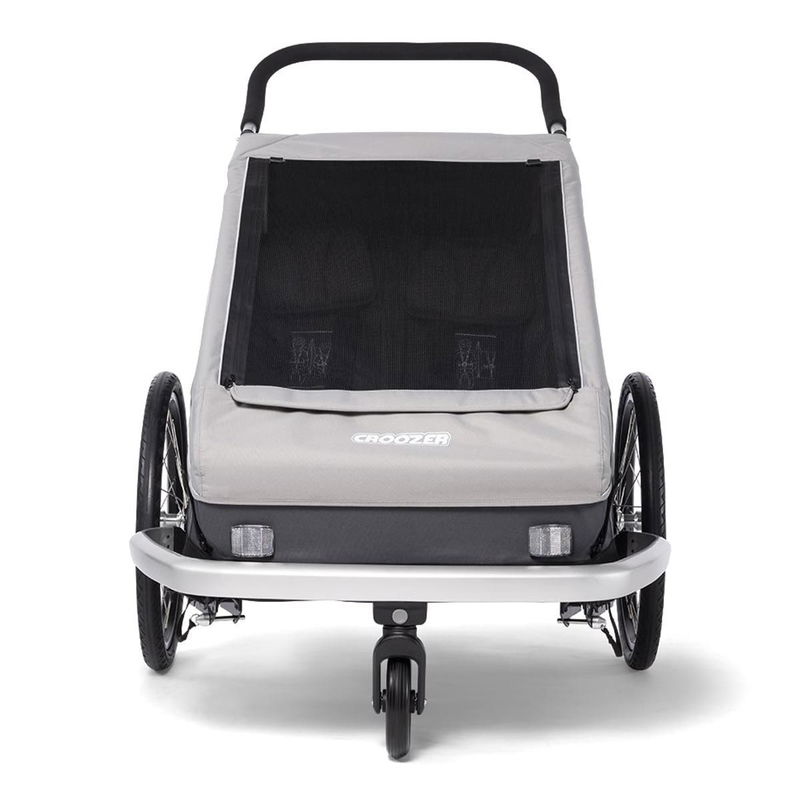 babyonlineshop Croozer Kid Keeke 2 Stone grey 2in1 Fahrradanhänger & Buggy-Set Versandkostenfrei