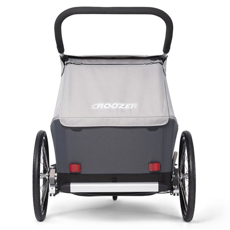 babyonlineshop Croozer Kid Keeke 2 Stone grey 2in1 Fahrradanhänger & Buggy-Set Versandkostenfrei
