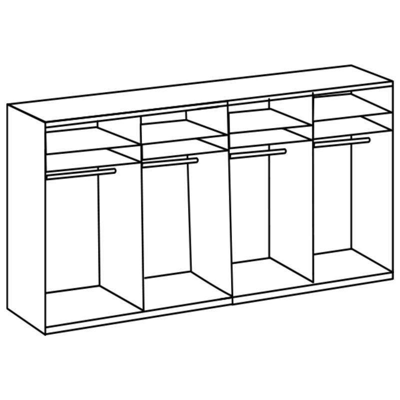 babyonlineshop Wimex Norderstedt Schwebetürenschrank 360x236 cm Graphit Online Outlet