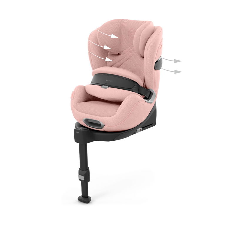 babyonlineshop CYBEX Anoris T2 i-Size Kindersitz Plus Peach Pink Ab 15 Monate bis ca. 7 Jahre Tägliche Deals
