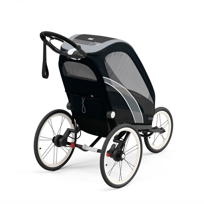 babyonlineshop CYBEX ZENO One Box All Black Rahmen + Sitzpaket als Komplett-Set Begrenzt auf 3 Tage