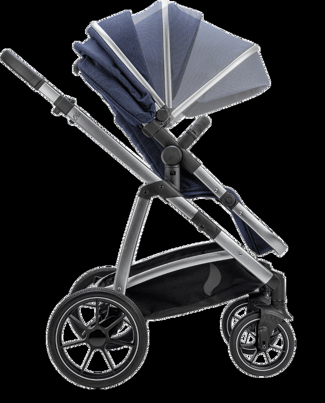 babyonlineshop Osann Olé Kinderwagen Kombi Indigo Auslauf