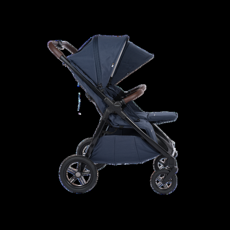 babyonlineshop Mast Swiss M.Twin x Geschwisterwagen BLUEBERRY Schlussverkauf