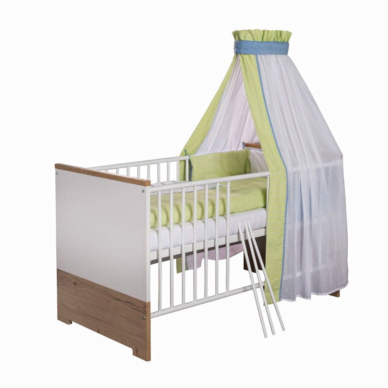 babyonlineshop Schardt Eco Plus Kinderzimmer inkl. Umbauseiten mit zweitürigem Schrank Günstiger Verkauf