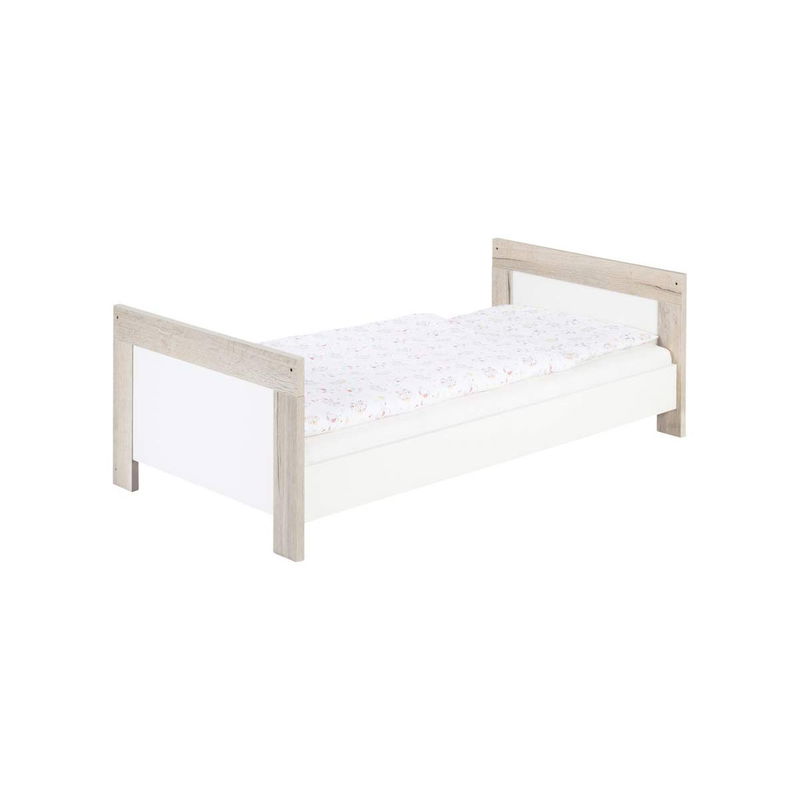 babyonlineshop Schardt Nordic Halifax Kinderbett 70 x 140 cm Halifax Eiche/Weiß Begrenztes Angebot