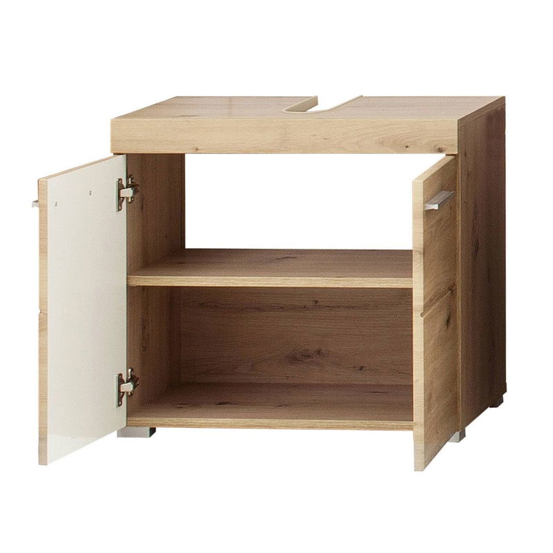 babyonlineshop trendteam Amanda Badmöbel 60x190x34 cm 2-teilig asteiche / asteiche Riesige Ersparnisse