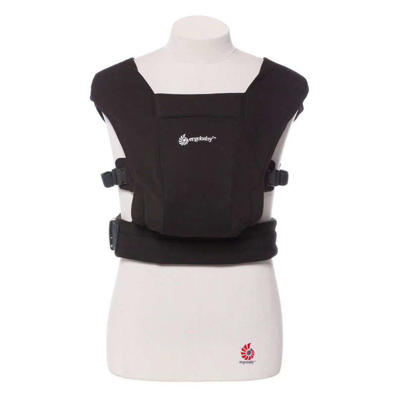 babyonlineshop Ergobaby Embrace Pure Black Babytrage für Neugeborene Online Shopping