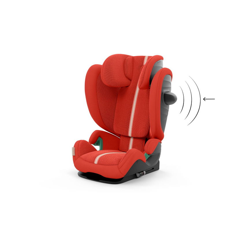 babyonlineshop CYBEX Solution G i-Fix Plus Kindersitz Hibiscus Red 3 bis 12 Jahre Weihnachtsangebot
