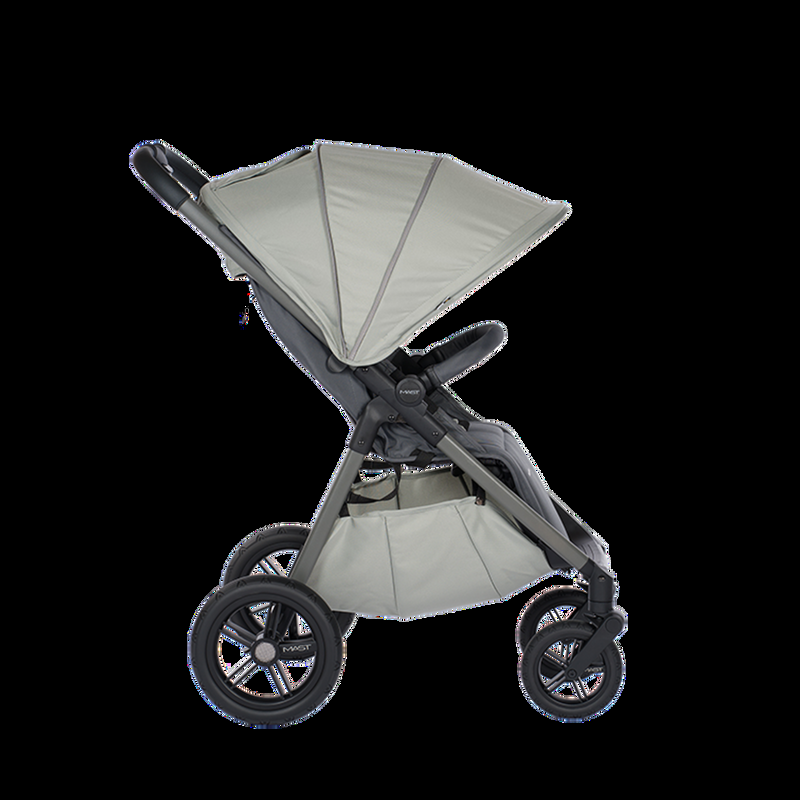 babyonlineshop Mast Swiss M.4 Mini Sportwagen FOREST GREEN mit Light Weight Wheels Auslauf