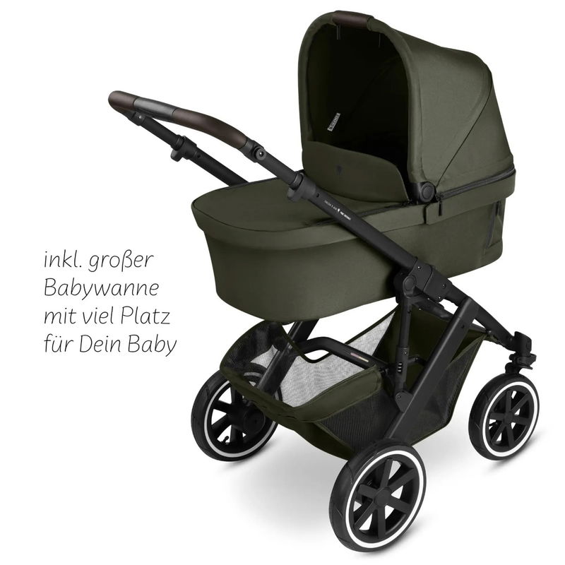 babyonlineshop ABC Design Salsa 5 Air Kombikinderwagen Avocado Fabrikverkauf