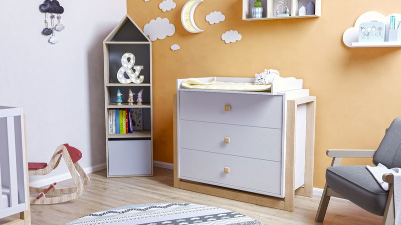 babyonlineshop Nature Kid Wickelaufsatz für Kommode Lisa / Milan Black Friday
