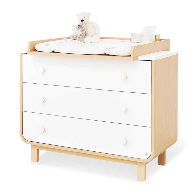 babyonlineshop Pinolino Bridge Wickelkommode breit abnehmbarer Wickelaufsatz zum Aktionspreis Lagerräumung