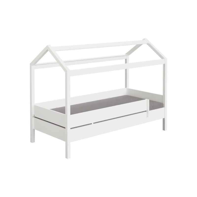 babyonlineshop Paidi Tiny House Liege kreideweiß 90x200 cm Exklusive Angebote