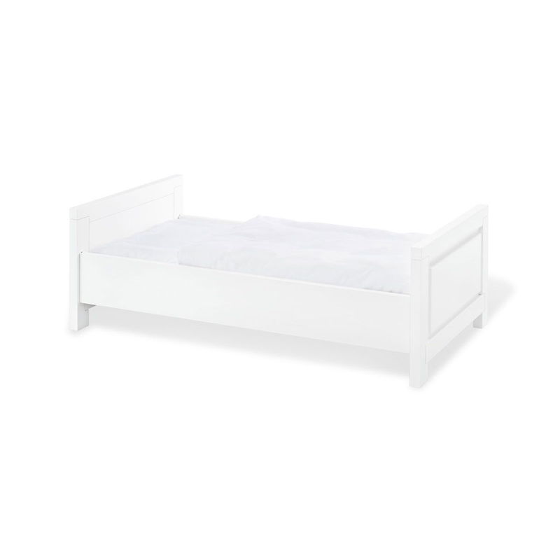 babyonlineshop Pinolino Milk Kinderbett 70x140 cm umbaubar zum Juniorbett - zum Toppreis Neuheiten
