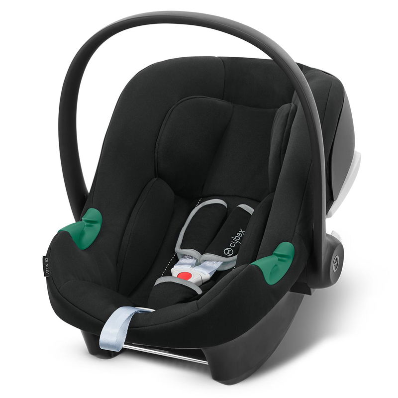 babyonlineshop CYBEX Aton B2 i-Size Babyschale Volcano Black inklusive Base One Gruppe 0+ Nur noch ein Tag übrig