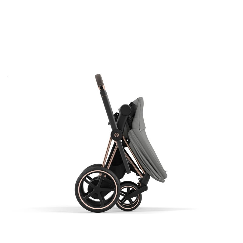 babyonlineshop CYBEX e-PRIAM Kinderwagen Mirage Grey Gestell wählbar New Generation zollfrei