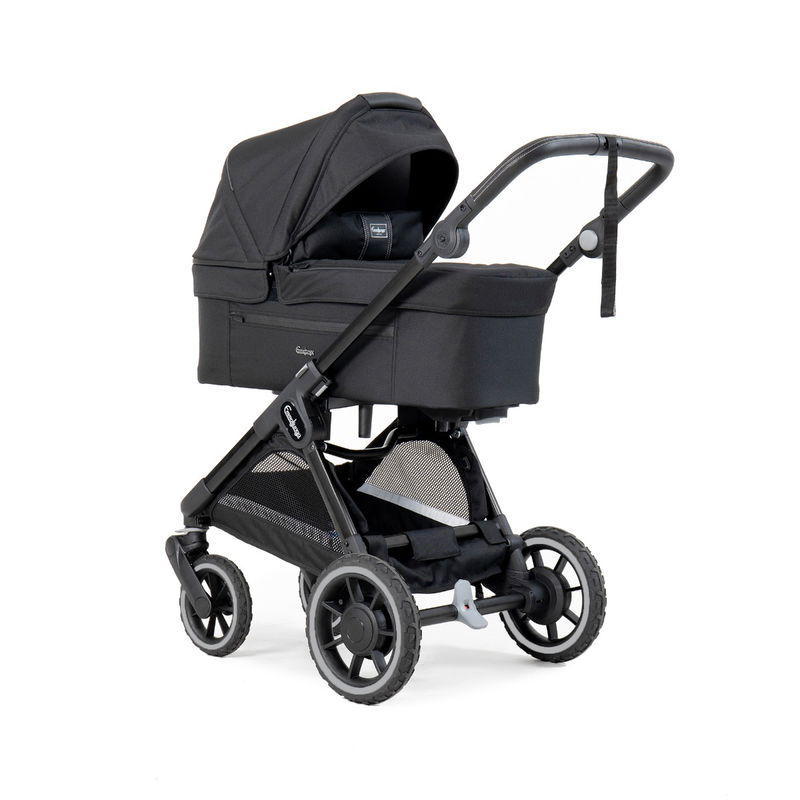 babyonlineshop Emmaljunga SENTO FLAT Kinderwagen All Black Auslauf