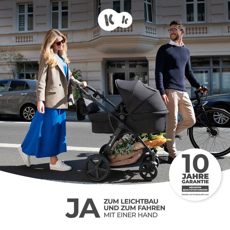 babyonlineshop Kinderkraft Kinderwagen 3in1 MOOV CT Mink Pro grey Hotsell
